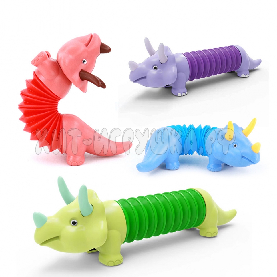 Антистресс игрушка POP TUBE DINO в ассортименте SS-4025 купить по оптовой  цене | Хит Игрушка.